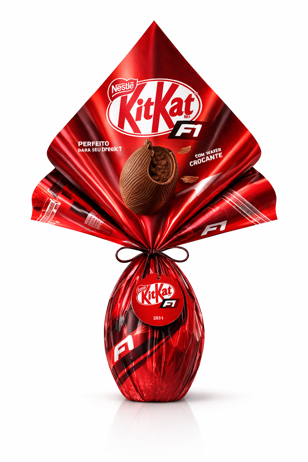Ovo de Páscoa KitKat F1 — Com Wafer Crocante